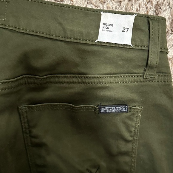 Hudson Green Skinny Pants -27 - Picture 6 of 7